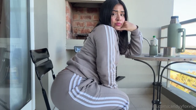 Candyyfoxvip Enjoying The Fresh Air On The Balcony And Letting Out All My Farts